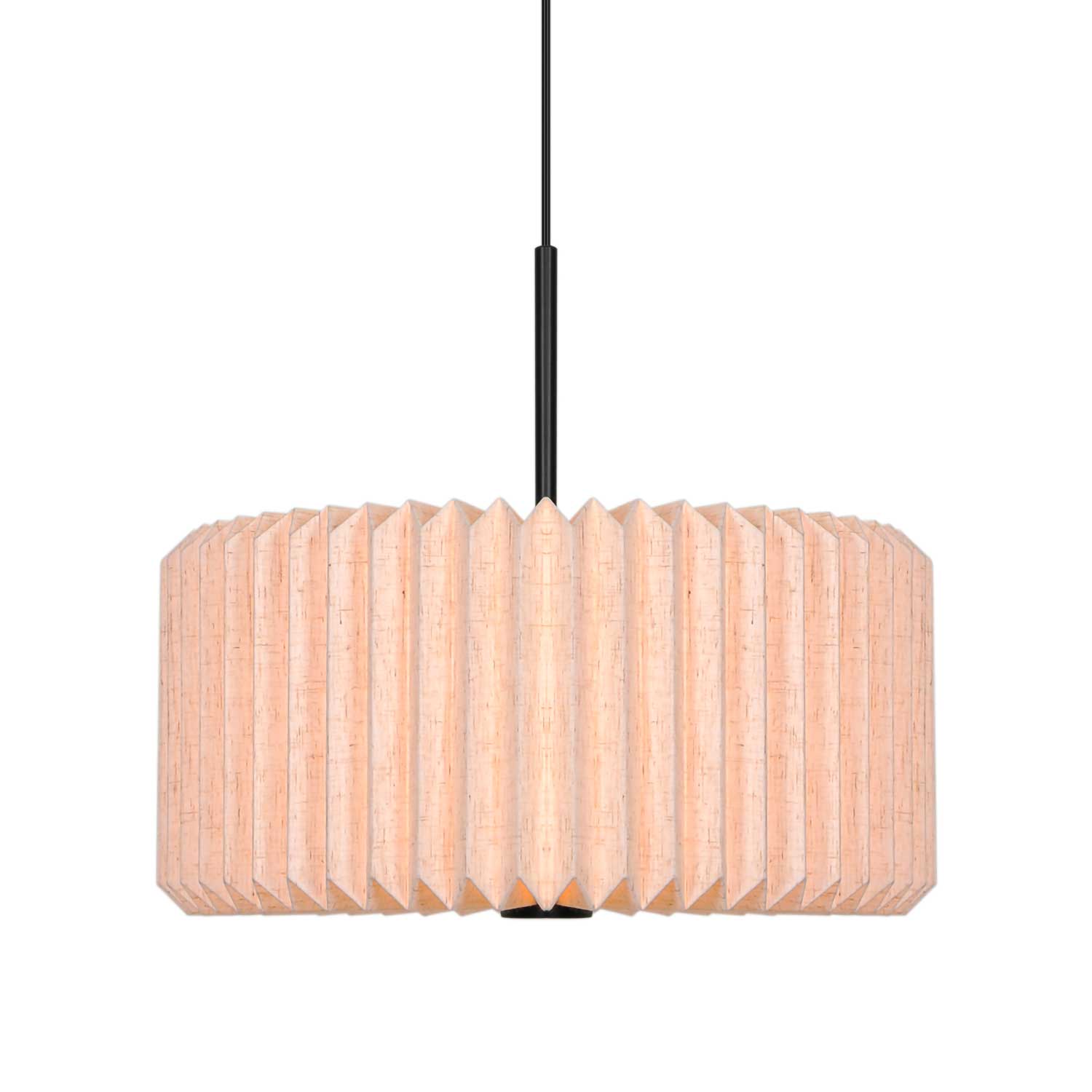 Vivienne - Suspension en tissu design japandi pour salon