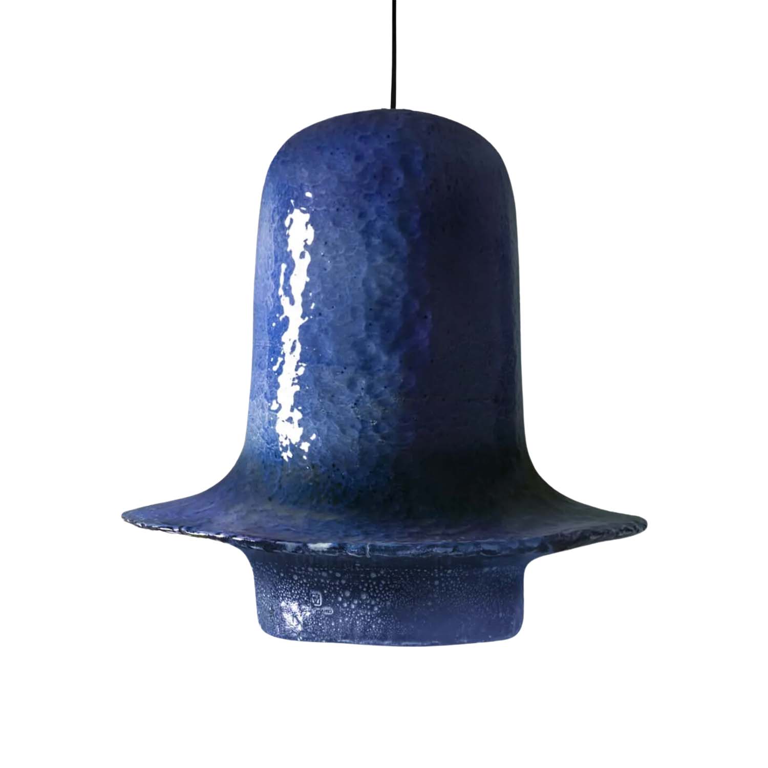 VOLCANO - Designer pendant light in handcrafted ceramic for living room