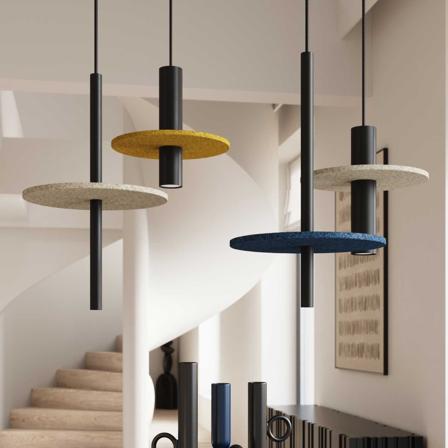 Wega - Suspension feutrée design moderne pour salle à manger