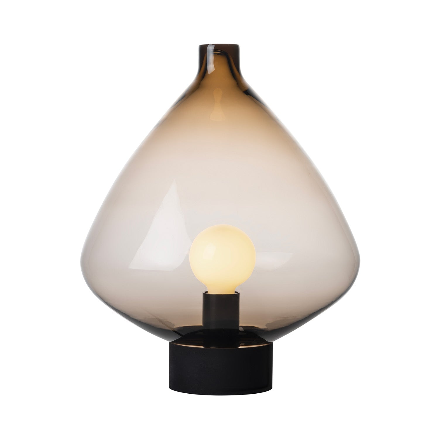 ARCHIVE 4218 - Lampe de bureau en verre soufflé artisanale