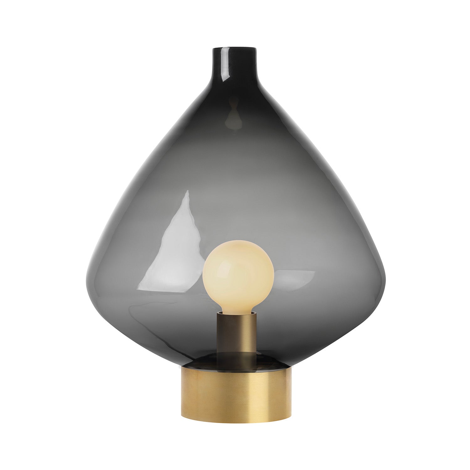 ARCHIVE 4218 - Lampe de bureau en verre soufflé artisanale