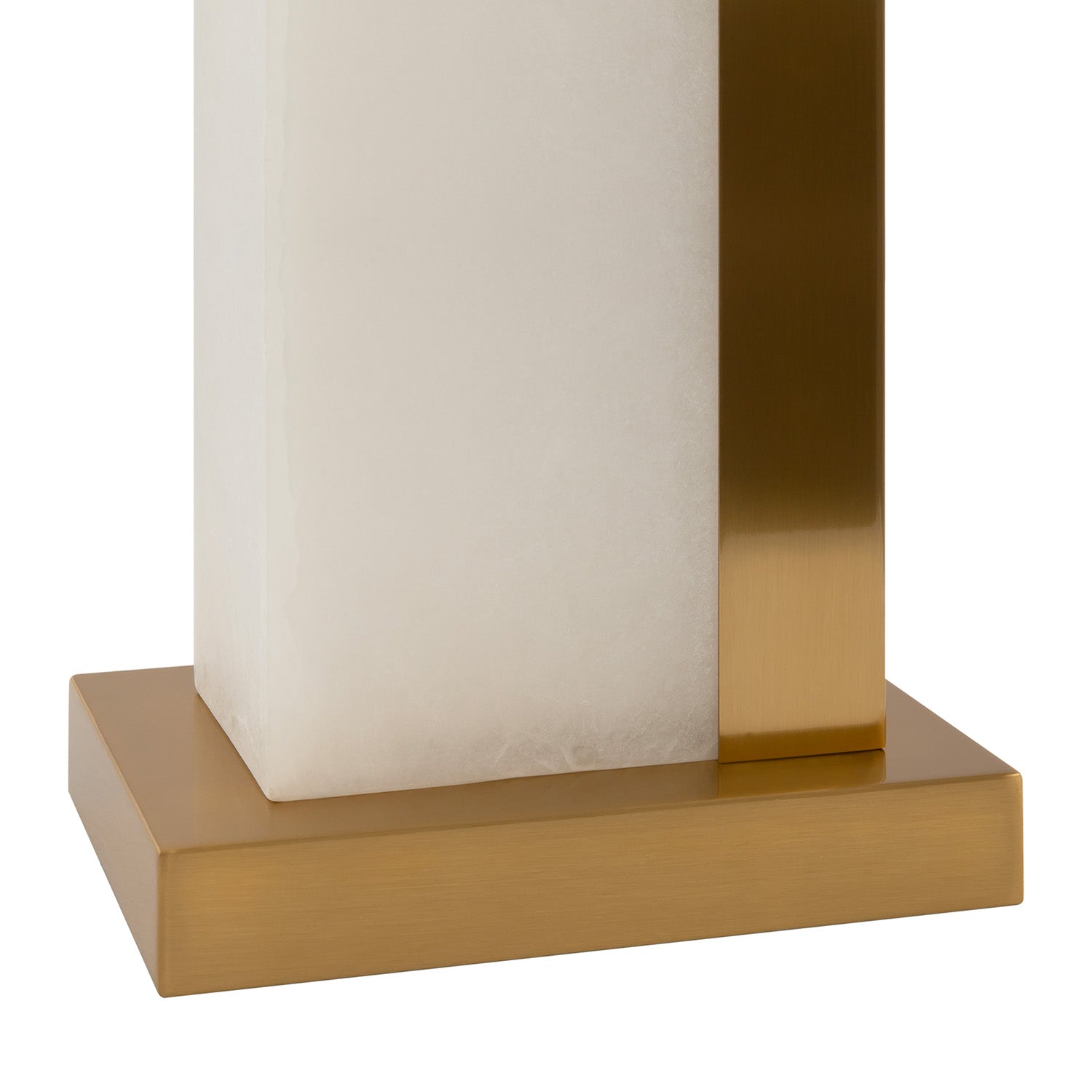 BIANCO - Hotel-style marble and brass bedside lamp