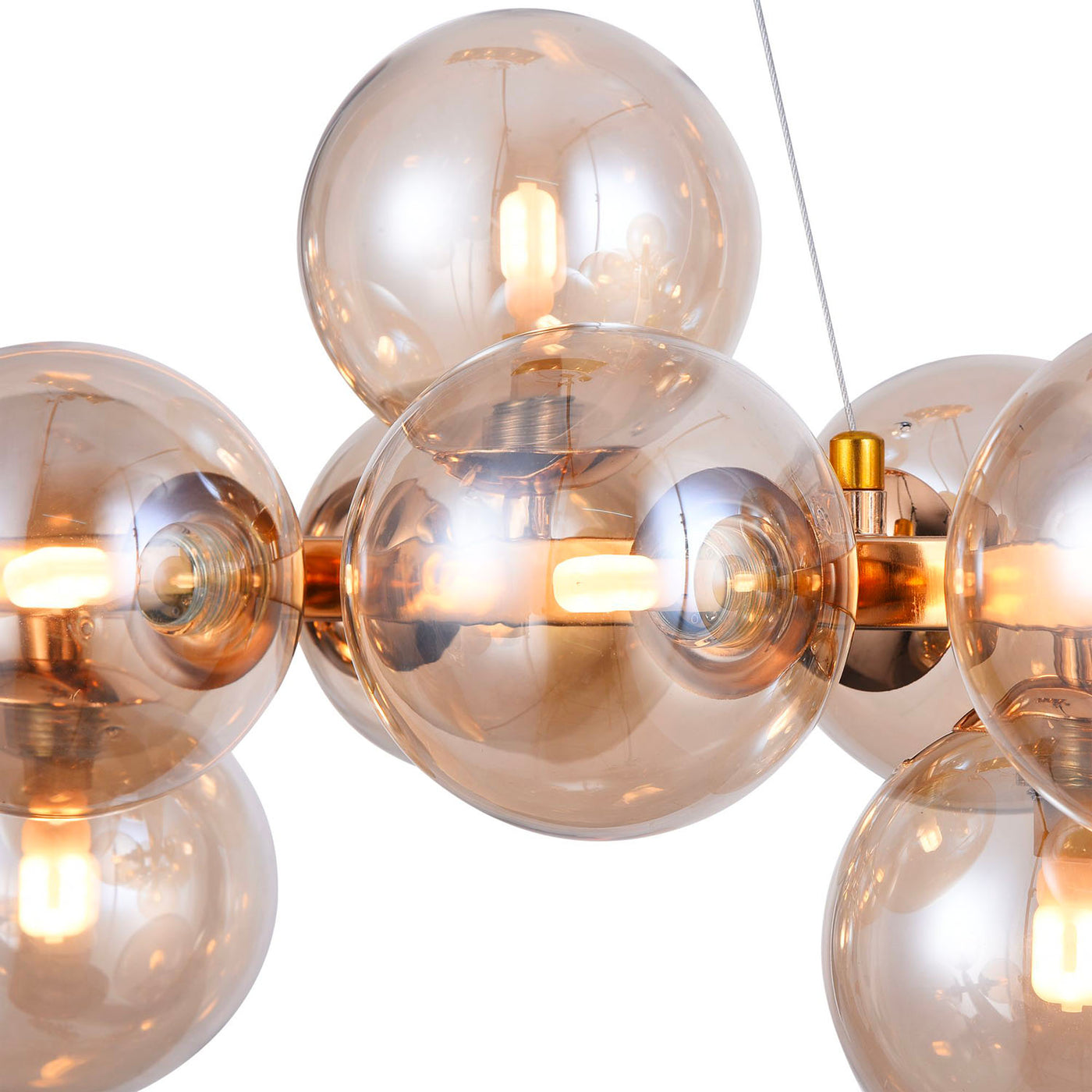 Lustre Avec Boule En Verre