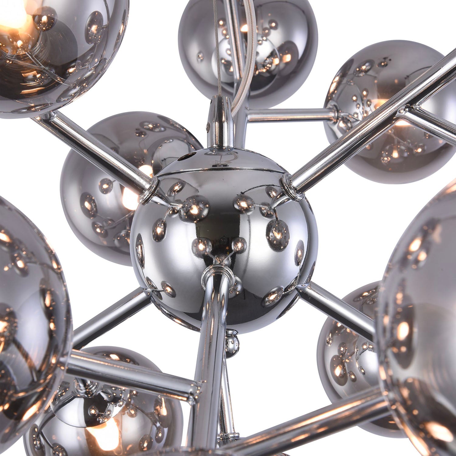 DALLAS - Lustre boules en verre atome moderne