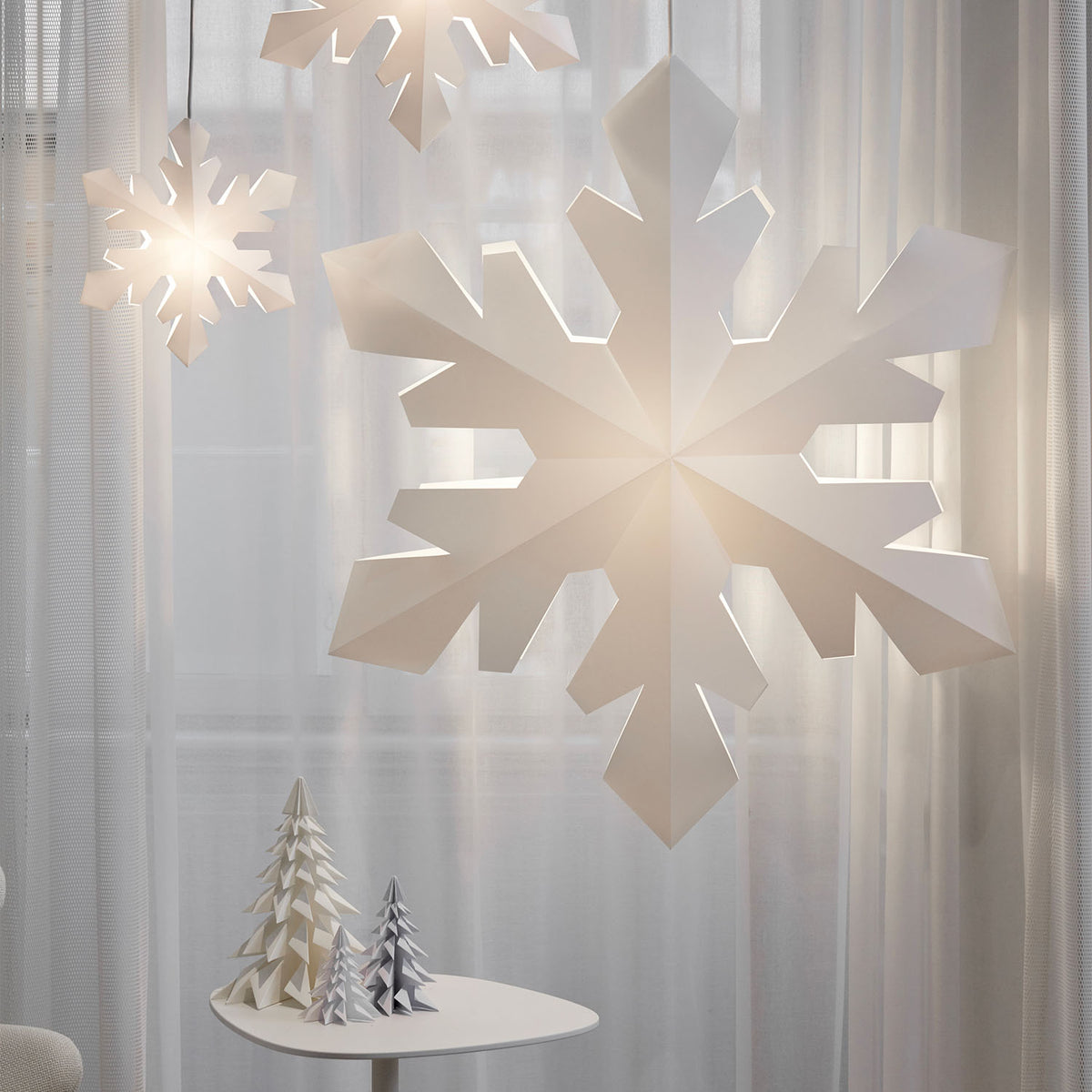 Repousse Snowflake LE KLINT SNOWFLAKE suspension en forme de flocon fait-main