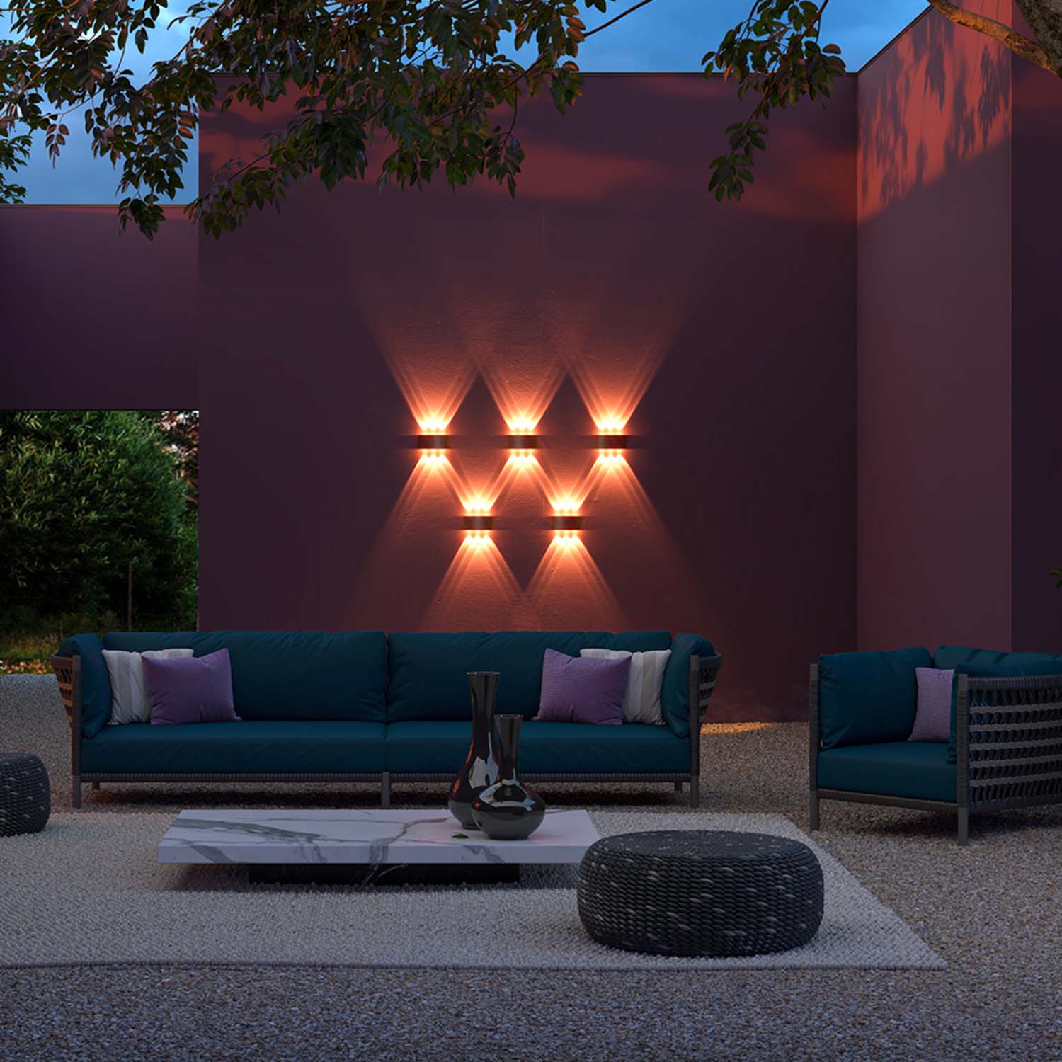 STRATO - Outdoor wall light, design and waterproof